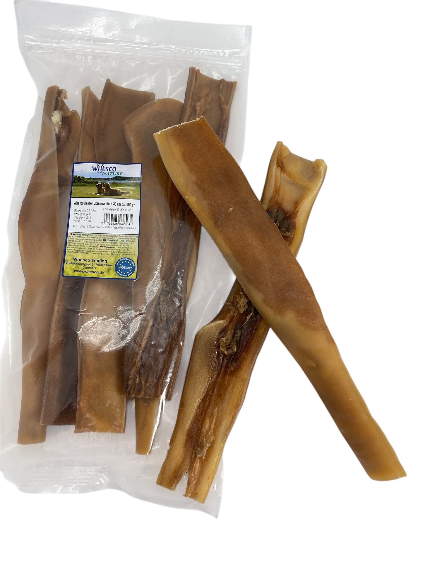 Whesco Oksehud Ekstra Hard 30cm 500gr