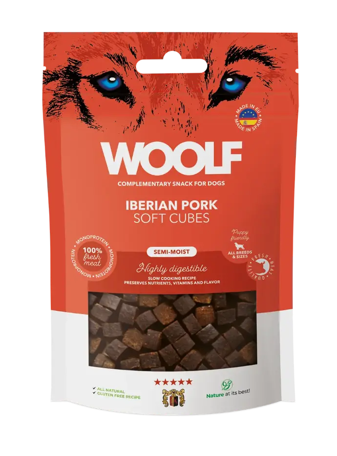 Woolf Soft Cubes Iberien pork 100g