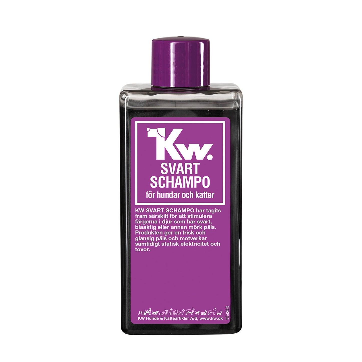 KW Sort sjampo 200ml