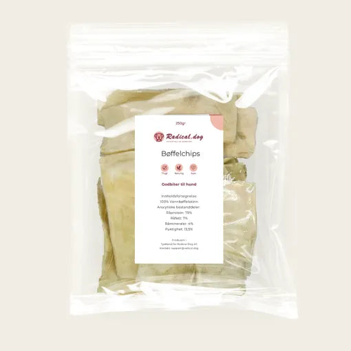 Radical Dog BĂžffelchips 250gr
