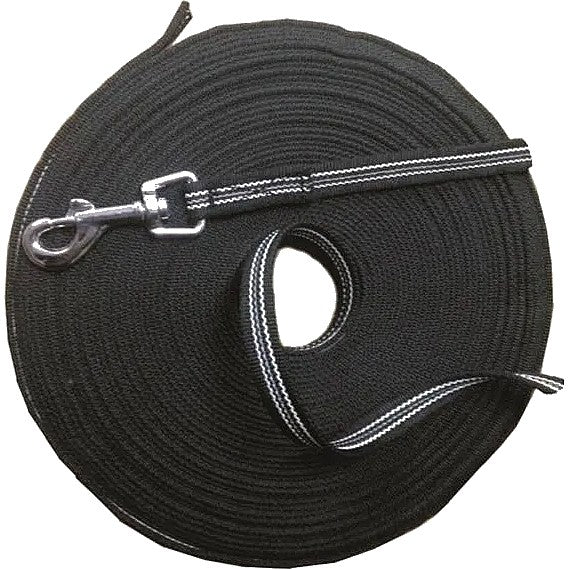 Sporline Flat med Gummigrep 15 meter