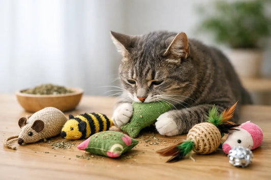 Beste katteleker med catnip - hva bør du velge?