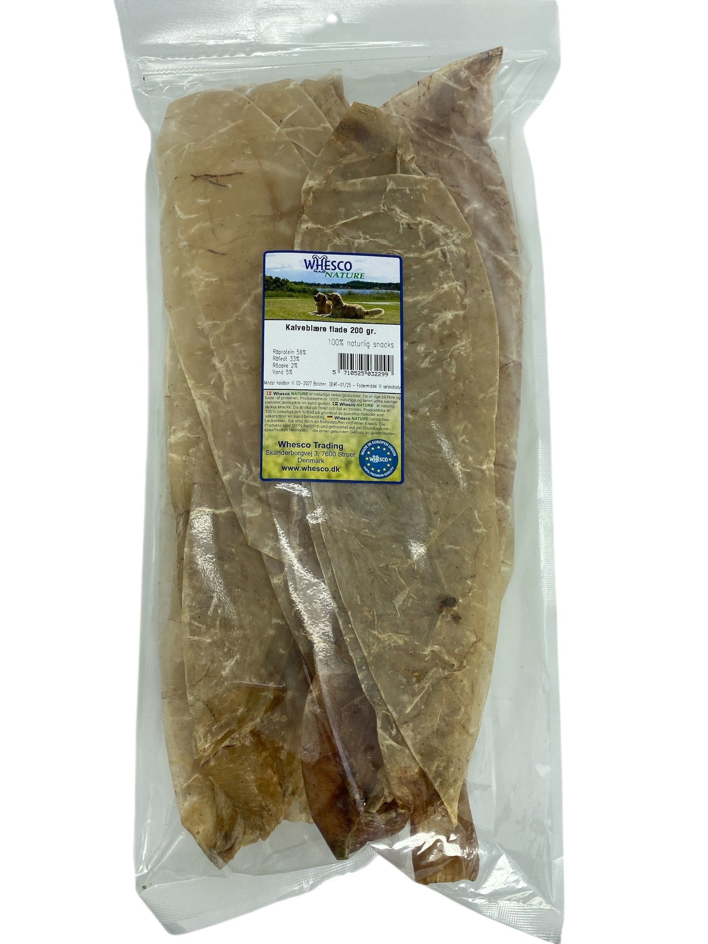 Whesco Kalveblære flate 200g