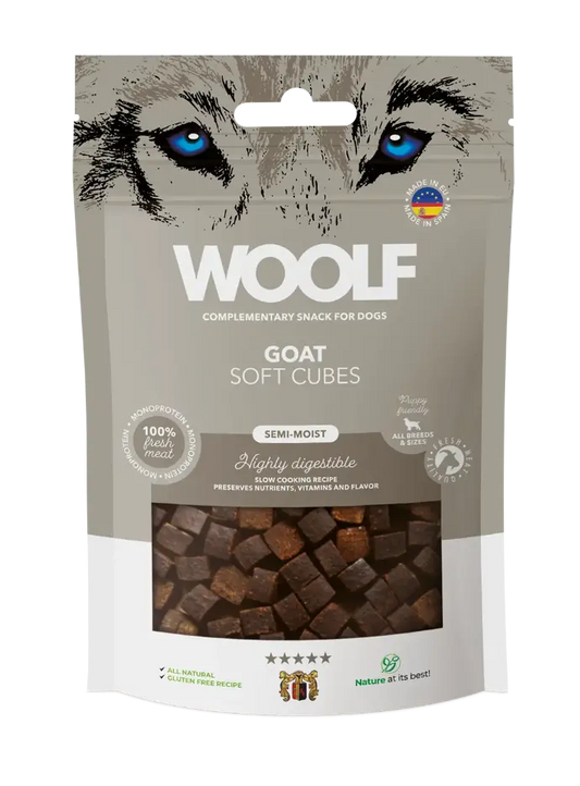Woolf Soft Cubes Geit 100g