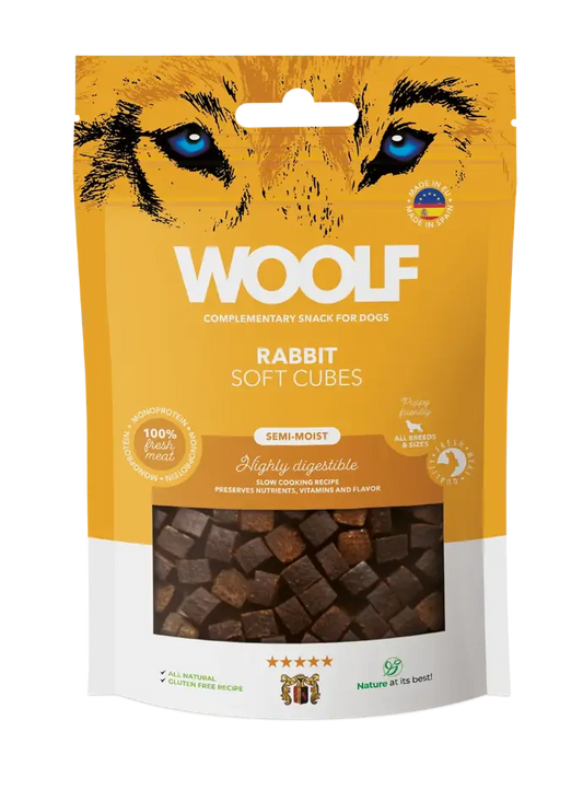 Woolf Soft Cubes Kanin 100g