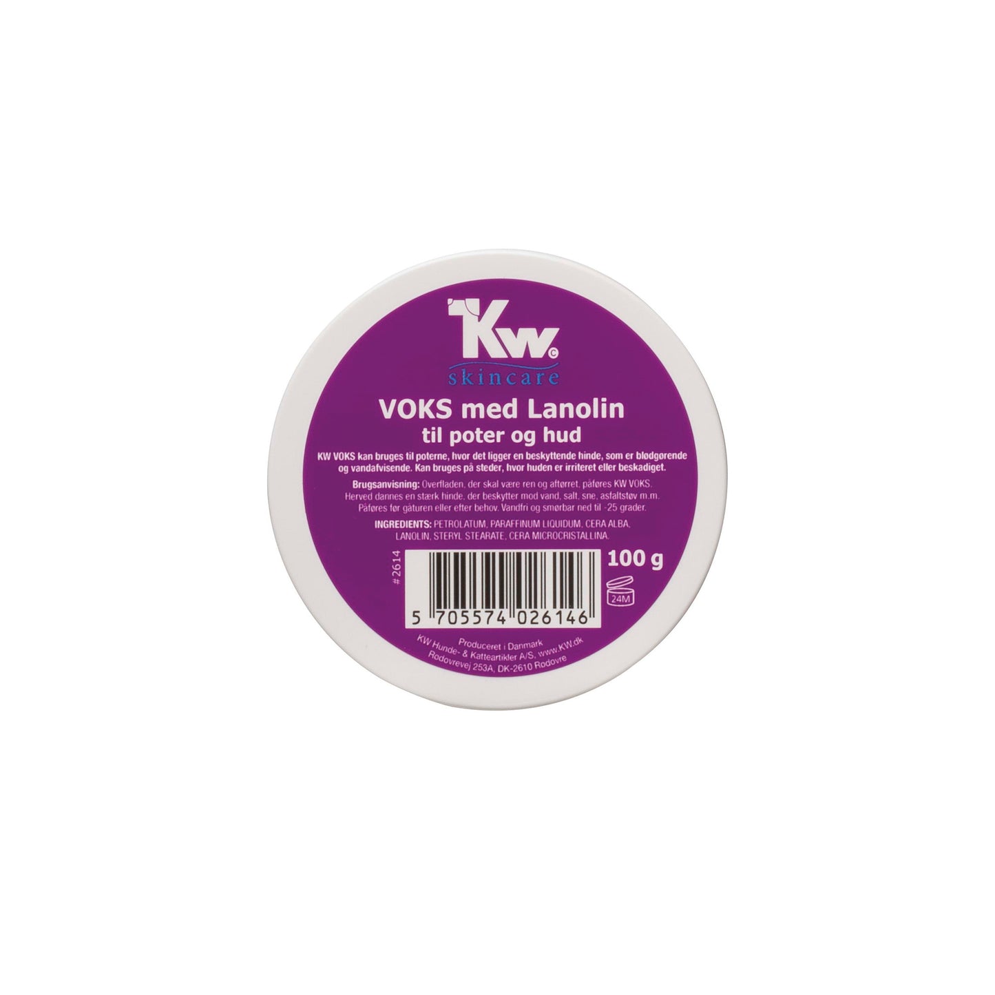 KW Voks med Lanolin til poter og hud 100gr