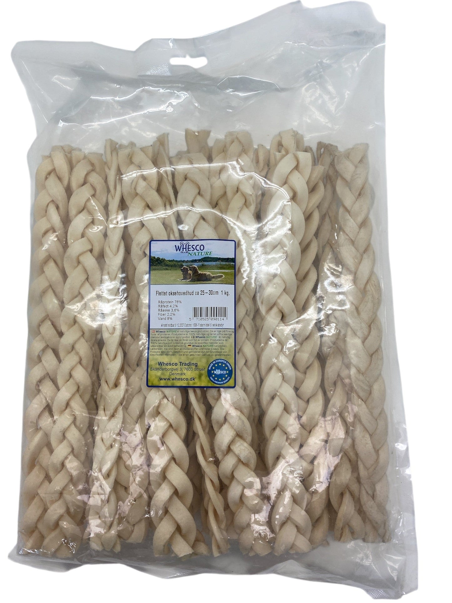 Whesco Flettet Okse Pannehud 25–30 cm