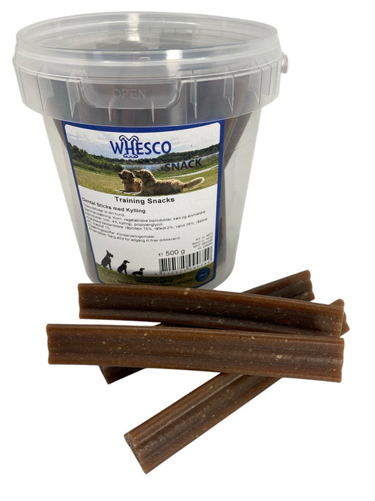 Whesco Dentasticks i bøtte Kylling 500gr