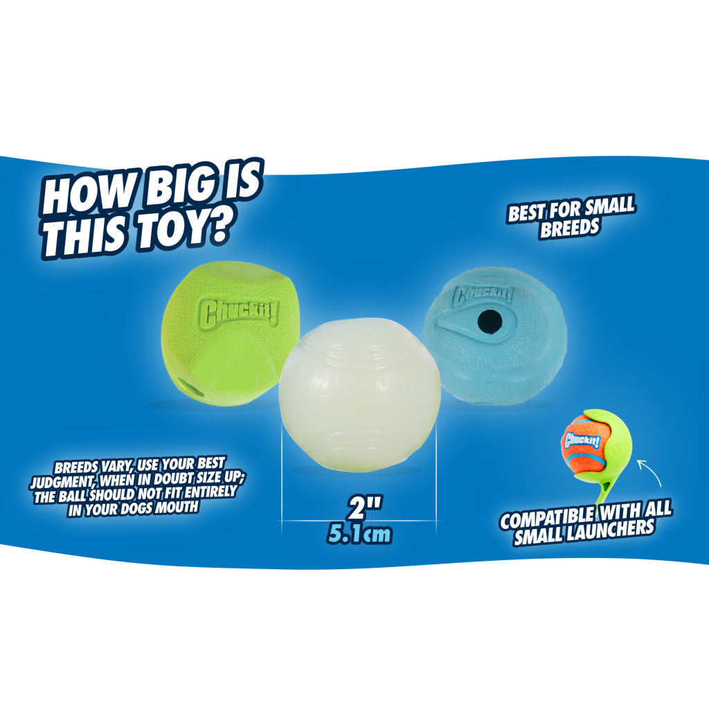 Chuckit! Fetch medley S 5cm 3pk