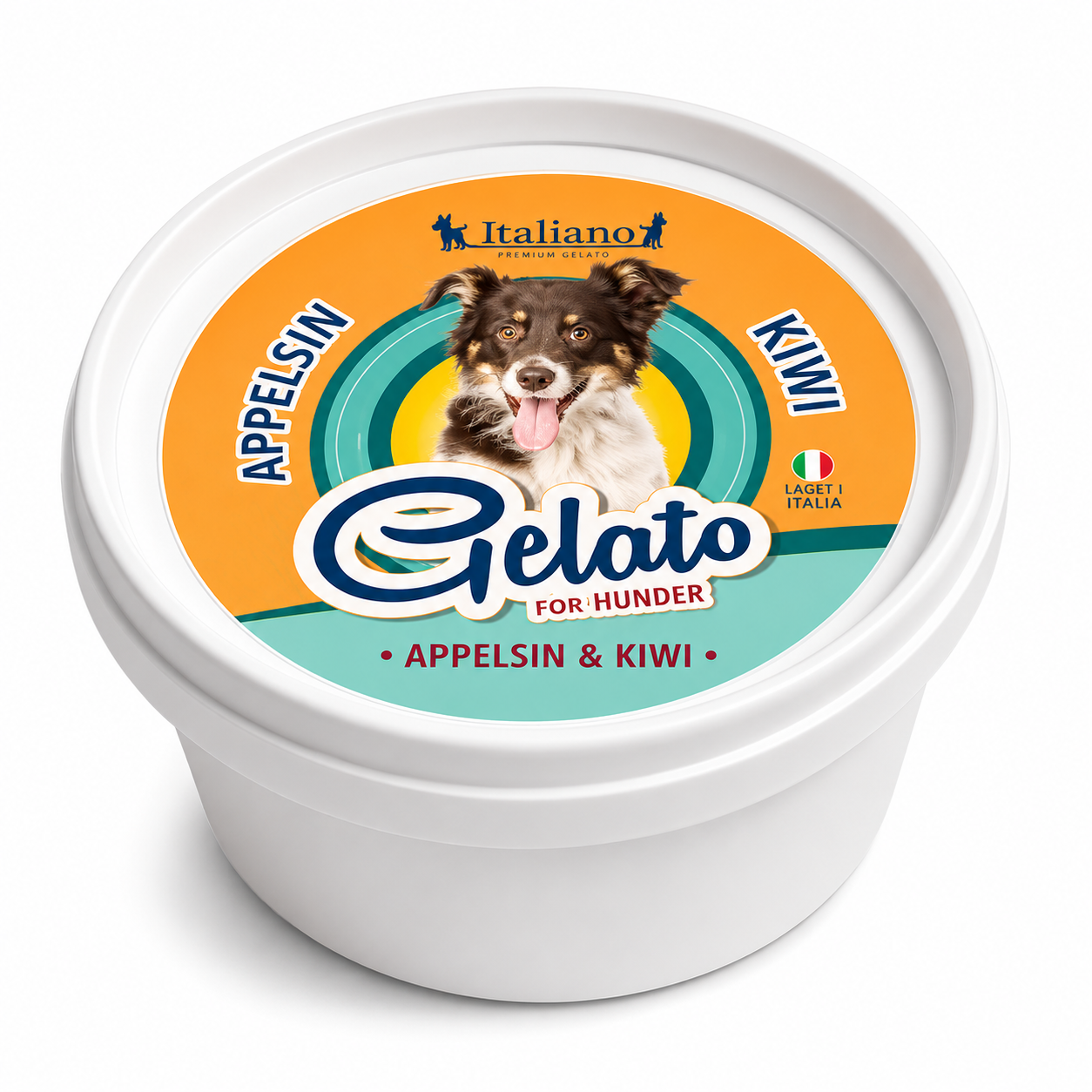 Gelato Hundeis Appelsin & Kiwi