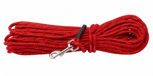 Sporline Nylon Rund med refleks 15meter