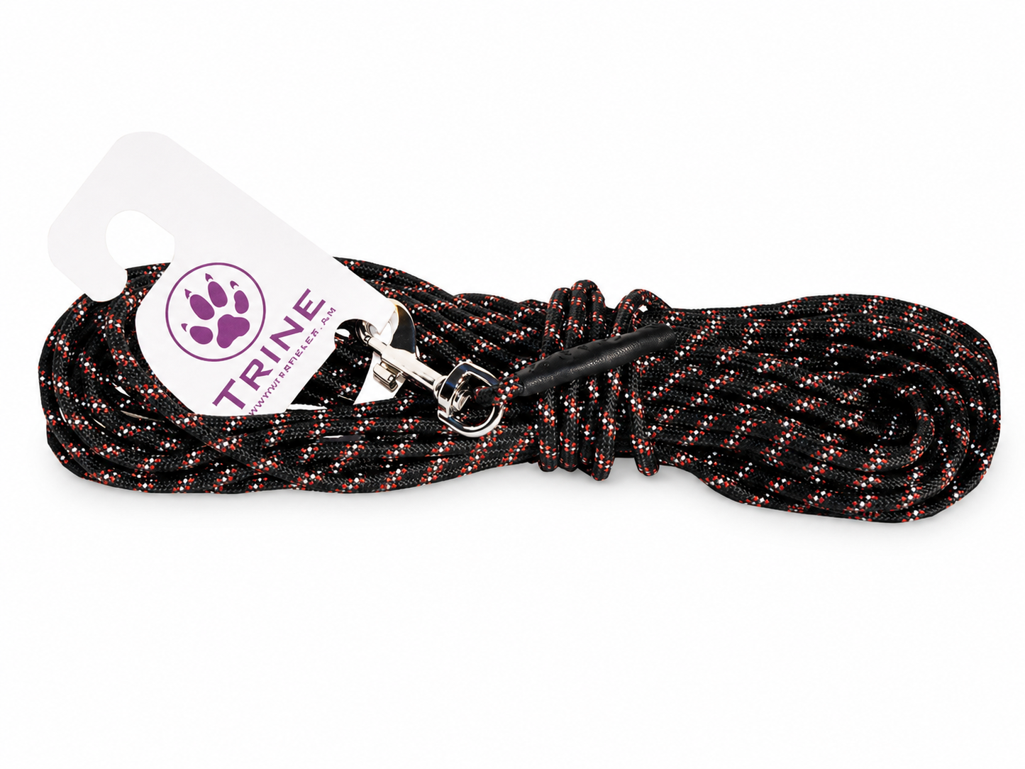 Sporline Nylon Rund med refleks 15meter