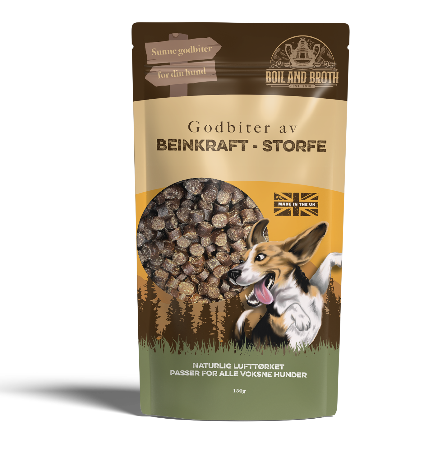 Boil & Broth Godbiter av Beinkraft – Storfe 150 g